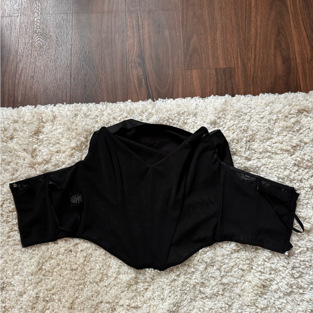 NBD Hailee Bustier Top in Black • S - Picture 7 of 8